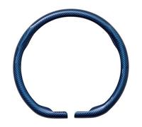 Protezione Universale Antiscivolo A Forma D Traspirante Coprivolante Auto Accessori Auto Adatti Dimensioni Sterzo 36-38 Cm(D Stile Blu)