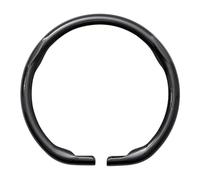 Protezione Universale Antiscivolo A Forma D Traspirante Coprivolante Auto Accessori Auto Adatti Dimensioni Sterzo 36-38 Cm(Stile D Nero)