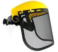 Protezione universale per il viso - Protezione con visiera a rete per decespugliatori e decespugliatori.