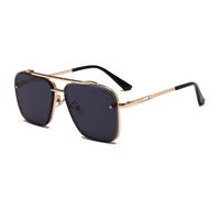 Protezione UV 2024 Mode Coole M?nner Fahrbrille Occhiali Gradient Braun Sonnenbrille Vintage Sonnenbrille, Grigio, Taglia unica