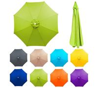 Protezione UV Patio Ombrello Copertura Copertura di Ricambio Parasole Impermeabile Poliestere Giardino Ombrello Copertura Esterna Protezione Solare Ombrello Top Durevole Parasole Shelter