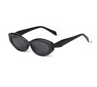 Protezione UV Trend Cat Eye Occhiali Da Sole Per Le Donne Degli Uomini di Lusso Telaio Occhiali Da Sole Lady Narrow Shade Eyewear UV400, C1, Taglia unica