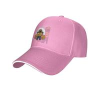 Protezione UV Trucker Cappellino,Trucker Cappello The Dreaded Pumpkin Mon-Ster Normale Baseball Cappelli per Estivo Viaggi Adulto