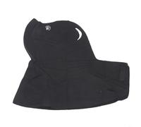 Protezione viso leggera e traspirante con tessuto di nylon resistente ai raggi UV, design regolabile per una vestibilità sicura, ideale per sport all'aria aperta e attività casual (nero)