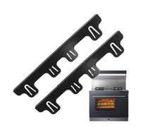 protezioneper cuciture per stufe - Copertura per fessure da 35x10,5 cm, protezioneper stufe in acciaio inossidabile, copertura per fessure per cucina resistente al calore con design anti-versamento