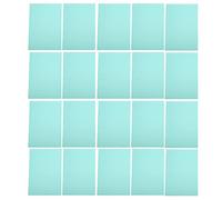 Protezioni 20 pezzi 20 pezzi A4 20 fori colorati di carta glassata staccabili colorabili coperte di rilegatura impermeabile sottili per forniture per la scuola di ufficio (Verde chiaro)