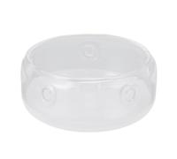 Protezioni a cupola leggera di vetro Copri il paralume circolare protettivo Sostituzione a cupola di vetro per attrezzatura per illuminazione lampeggiante della telecamera ad300pro