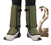 Protezioni a serpente per gambe, ghette protettive impermeabili per gambe, 2 pezzi, copertura per la parte inferiore delle gambe per escursioni e attività sul campo, protezione regolabile per pesca