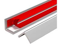 Protezioni angolari autoadesive for pareti, protezione bordi a 89° for arredamento di camera da letto, bagno, porta e soggiorno(Grey,1.5x100cm/0.6x39.4in)