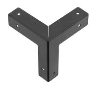 Protezioni angolari in lega di zinco per scatole, 4 pezzi, con chiodi, per un supporto affidabile dei bordi in applicazioni artigianali (nero)