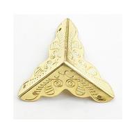 Protezioni angolari in metallo, Protezioni angolari in metallo 80 pezzi multicolore 3,5 cm x 2,5 cm(Yellow)