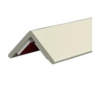 Protezioni angolari in PVC for pareti, protezioni angolari autoadesive for pareti, strisce di rifinitura for bordi anticollisione ad angolo retto for uffici, negozi, case (blu, larghezza 2,5 cm)(Beige