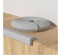 Protezioni angolari in schiuma, Protezioni angolari e protezioni for mobili Strisce for bordi Imbottitura in schiuma Cuscino da scrivania for ufficio domestico(Gray,2m)
