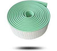 Protezioni angolari in schiuma, Protezioni for angoli di mobili, bordo sicurezza, protezione paraurti, striscia adesiva in schiuma for cuscini da tavolo e cucina(Green B,3pcs)