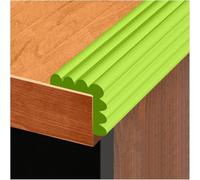 Protezioni angolari in schiuma, Protezioni for angoli di mobili, protezioni sicurezza con nastro biadesivo for la protezione dei bordi tavoli, caminetti, piani lavoro(Green a,4pcs)