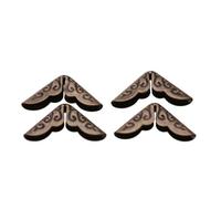Protezioni angolari per libri Vintage Antique Iron Album Scrapbooking Photo Notebook Decor 50PCS Bronzo Giallo Aurichalceous 15mm (C086 Bronzo)
