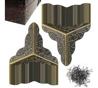 Protezioni Angolari Per Scale - Angoli Antipolvere Retrò Da 100 Pezzi | Protezioni Per Bordi Antichi, Per Scale Durevoli E Resistenti All'usura, Elegante Protezione Per Gradini In Legno, Sic