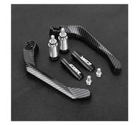 Protezioni antivento per paramani per moto PER CBR250RR CBR300R CBR300RR CBR500R CBR600F Accessori Per La Protezione Della Mano Del Manubrio Leva Frizione Freno CNC Motociclo(Black With logo)