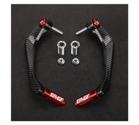 Protezioni antivento per paramani per moto Per Ka&@wasaki ER-6F ER6F ER 6F Tutti Gli Anni.2024 22mm 7/8 "Moto Leva Frizione Freno Manubrio Protezione Protezione Della Mano Accessori(Red With logo)