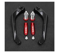 Protezioni antivento per paramani per moto PER Tuono Factory 660 RS V4 RSV1000/R 1000/R V4R Protezione Della Leva Frizione Del Freno Mano Dell'impugnatura Manubrio Motocicletta(Red With logo)