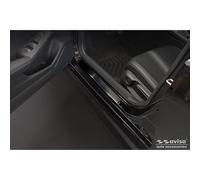 Protezioni battitacco inox nero compatibili con Honda Civic XI 2022- 'Lines' - 4 pezzi