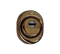 Protezioni defender ottone pvd corazzate con bocchetta antistrappo Cipierre art. 325C h 18 interasse fori fissaggi 31 mm.