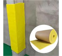 Protezioni di sicurezza per pareti, Protezioni autoadesive for montanti in schiuma for interni, protezione for bordi di pareti palestre, stadi e officine fai da te(Yellow-1cm,100cm)