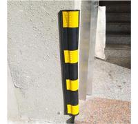 Protezioni di sicurezza per pareti, Rivestimento in gomma for officina, rivestimento riflettente for angoli e bordi del garage, spessore 1 cm(15pcs-120cm)