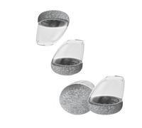 Protezioni for le gambe della sedia Coprigambe 15-25° Cuscinetti in feltro avvolgenti diagonali spessi Proteggi i piedini del tavolo for mobili in silicone(F,L(27-35mm))