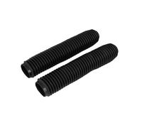 Protezioni forcella Ghette in gomma per forcella anteriore per moto, adatte per HONDA CR125 CR150 CR250 CR500 CRF230 CRF250R CRF250X CRF450R CRF450X(Black)