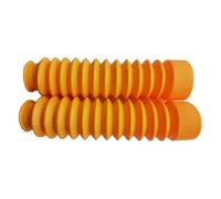 Protezioni forcella Protector Staub Abdeckung Gamaschen Boot Schock 2X Motorrad Gummi Gabel Universal SOFFIETTI FORCELLA IN GOMMA(Yellow)