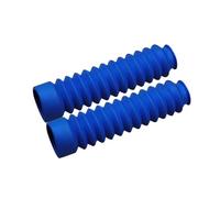 Protezioni forcella Protector Staub Abdeckung Gamaschen Boot Schock 2X Motorrad Gummi Gabel Universal SOFFIETTI FORCELLA IN GOMMA(Blue)