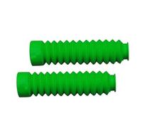 Protezioni forcella Protector Staub Abdeckung Gamaschen Boot Schock 2X Motorrad Gummi Gabel Universal SOFFIETTI FORCELLA IN GOMMA(Green)