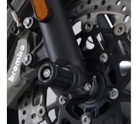Protezioni forcella R&G RACING - nero Triumph Speed Twin 1200
