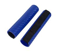 Protezioni Forcella Superiori Universali per Moto Involucri di Gomma Ghette Copertura Protettiva per Forcelle con Lunghezza di 235mm (Blu)