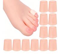 Protezioni in gel per le dita dei piedi (confezioni da 2/4/6/10/20 pezzi) Copri dita e tubi protettivi in materiale nuovo che prevengono vesciche e calli (specificamente per le dita dei piedi più picc
