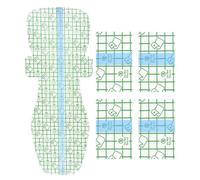 Protezioni Intime Impermeabili | 4 toppe intime di Nuoto, cuscinetti in silicone protettivi per sport acquatici e igiene costumi da bagno spa uso quotidiano