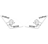 PROTEZIONI LATERALI SERBATOIO RESINA 3D BENELLI TRK 502 L-039(M) (White)