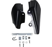 Protezioni paracalore montate da telaio nere lucide Drag Specialties Harley-Davi