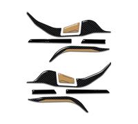 Protezioni Paraserbatoio Compatibile Con Voge Per Valico Per 900DSX 2024 3D Resina Moto Paramani Adesivi Kit Accessori Di Ricambio(Black Knight)