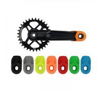 Protezioni Pedivelle Bici Arancioni - Coppia Universale Resistente