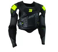 Protezioni per bambini Shot Ultralight 2.0 nero-giallo fluo M