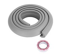 Protezioni per Bordi, 2M Protezione Contro Spigoli di Mobili Paracolpi in Schiuma per Bordi per Caminetto, Tavolo, Scala, Armadio(Grigio)