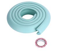 Protezioni per Bordi, 2M Protezione Contro Spigoli di Mobili Paracolpi in Schiuma per Bordi per Caminetto, Tavolo, Scala, Armadio(Verde)