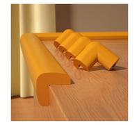 Protezioni per bordi e angoli con 4 protezioni per angoli in schiuma, strisce paraurti autoadesive per mobili, armadi, scale e gradini(Orange,2 m/6.56ft)
