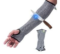 Protezioni per bretelle tagliate resistenti al taglio, guanti di protezione livello 5, diverse misure disponibili (Manicotti resistenti al taglio taglia L)