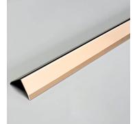 Protezioni per Carotiere A Muro in Metallo, Protezioni per Bordi in Acciaio Inossidabile Spazzolato A Specchio, Scudo per Carotatori per Paraurti Ati Collisio per, Rose Gold, 80cm/31.5in (L)