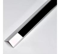 Protezioni per Carotiere A Muro in Metallo, Protezioni per Bordi in Acciaio Inossidabile Spazzolato A Specchio, Scudo per Carotatori per Paraurti Ati Collisio per, Mirror Silver, 150cm/59in (L)