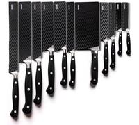 Protezioni per coltelli da cuoco professionali - 11 coprilama universale - extra resistenza, plastica ABS e fodera in feltro senza BPA, non tossica e adatta agli alimenti