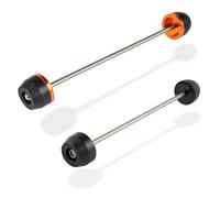 Protezioni Per Cuscinetti Antiurto Per Asse Forcella Ruota Anteriore Posteriore Moto Per 790 Duke 2018 - 2023 890 Duke R Protezione Anticaduta Tamponi Paratelaio Protezioni(NERO,Anteriore+posteriore)